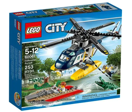 LEGO CITY: Helicopter Pursuit (60067) - LEGO Set für Kinder von 5-12 Jahren, mit 253 Teilen für spannende Verfolgungsjagden in der CITY Themenwelt.