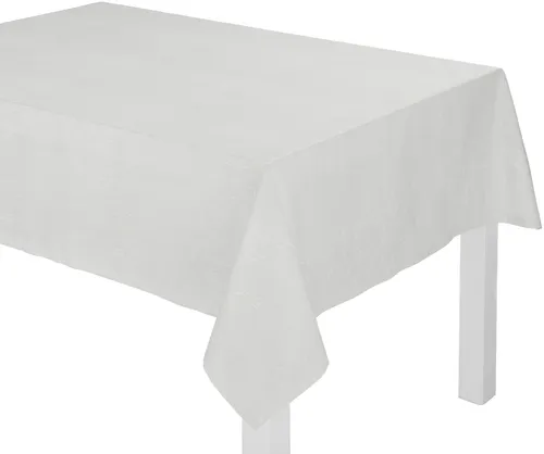 Wirth Tischdecke "Lahnstein" Gr. 1, beige (creme), 85cm x 85cm - Elegante Tischdecke für stilvolle Anlässe, pflegeleicht und waschbar bei 30°C. Ideal für eine ansprechende Tischgestaltung mit strukturierter Oberfläche.