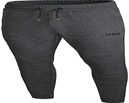 JAKO Damen Jogginghose Premium Basics, anthrazit meliert, 38, 8429