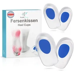 Health Press Fersenkissen Gel Einlegesohlen für Schuhe Dermatologisch getestet, empfohlen bei Fersensporn