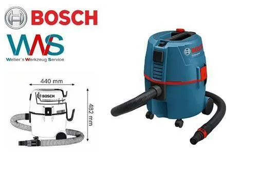 BOSCH GAS 20 L SFC Staubsauger - Allzwecksauger mit 1.200-Watt Leistung für Nass- und Trockenbetrieb, inkl. semi-automatischem Filterreinigungssystem und Blasfunktion – ideal für vielseitige Anwendungen.