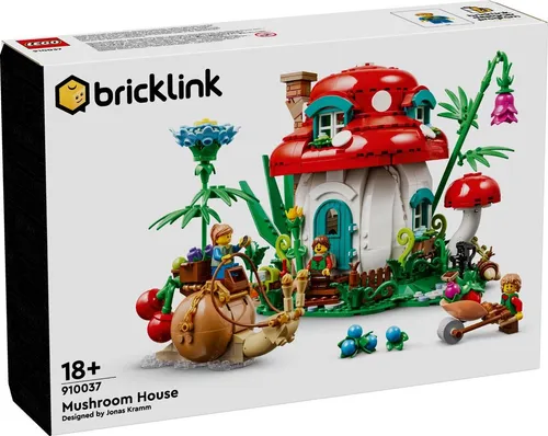 Lego Bricklink Designer - 910037 Mushroom House | Limitierte Auflage - LEGO Komplette Sets & Packs, exklusives und seltenes Set mit 964 Teilen, ideal für Sammler und Fans ab 18 Jahren.