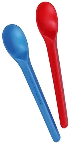 Dr. Böhms Babylöffel Flexy Mini - 2 Stück Packung - Löffel für Kleinkinder, weicher und flexibler Löffel für ein sanftes Füttern, ideal für zarte Kinderzähne.