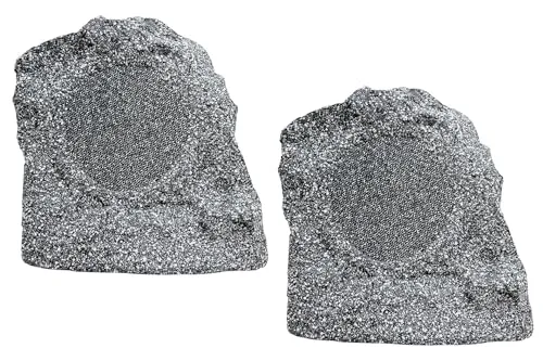 Earthquake Sound Granite-52 5.25" Koaxial Outdoor Rock Lautsprecher (Paar) - Granit Finish