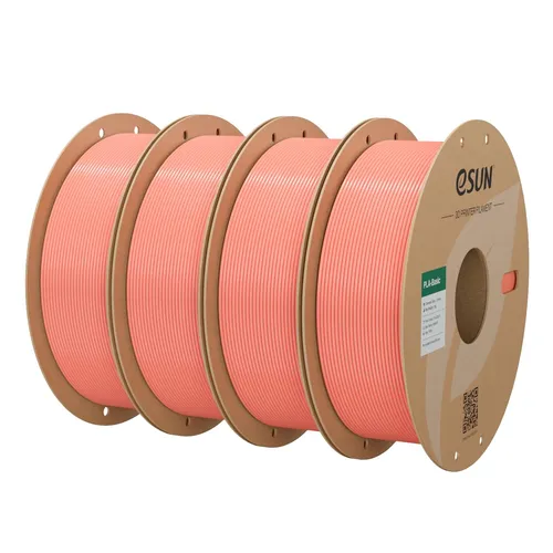 eSUN PLA Filament 1.75mm, Basic 3D Drucker 4KG, Rosa-4KG 