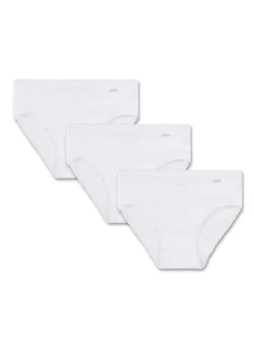 Sanetta Mädchen-Jazzpants Dreierpack | Hochwertige Unterwäsche aus Bio-Baumwolle - Unterhosen für Mädchen - Bequeme Jazzpants im 3er Set, ideal für Alltag und Sport, aus sanfter Bio-Baumwolle für höchsten Tragekomfort.