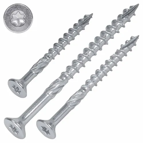 Holzbauschrauben Edelstahl C1, 4,5x70 mm - 200 Stück mit Senkkopf, TX20, ETA Zulassung | SCREW REBEL