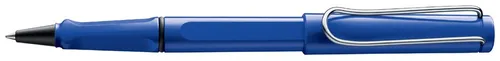 LAMY Tintenroller safari blue - flüssiges Schreibgefühl mit Tintenpatrone - LAMY safari Tintenroller in Blau für ein angenehmes Schreibgefühl. Ergonomisches Design, ideal für Schule und Büro. Kompatibel mit LAMY T10 Patronen (löschbar).