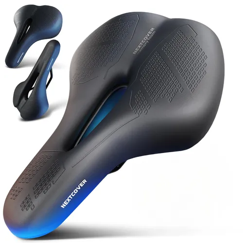 Nextcover Fahrradsattel ComfortOne mit Memory Foam 2.0 - Sättel für Trekking, bietet optimalen Komfort durch hochwertigen Memory Foam 2.0 für ein angenehmes Fahrgefühl.