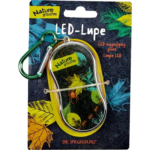 Die Spiegelburg - LED-Lupe mit Karabiner, Nature Zoom, Batterien inkl.