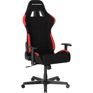 DXRacer Gaming-Stuhl Formula Gaming Chair Regular L, schwarz-rot - Gaming-Zubehör mit wasserabweisendem Stoffbezug für optimalen Komfort und Langlebigkeit beim Zocken.