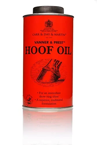 Carr & Day & Martin Vanner & Prest Hoof Oil | 500 ml | Huföl für Pferde | Mit Kiefernteeröl & Mineralöl