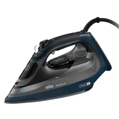 Braun TexStyle 9 SI9682 DB Dampfbügeleisen - 330 ml, FreeGlide 3D Technologie für müheloses Gleiten und präzises Bügeln, iCARE Technologie schützt Ihre Kleidung