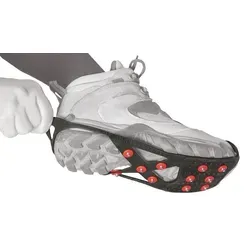 Schuhspikes für Glatteis und Schnee – Sicherheit für jeden Schuh - Schuhgrödel, Steigeisen & Spikes mit 11 rostfreien Edelstahlspikes für optimalen Halt auf Eis und Schnee. TÜV-zertifiziert für höchste Sicherheit und einfach über jeden Schuh zu ziehen.