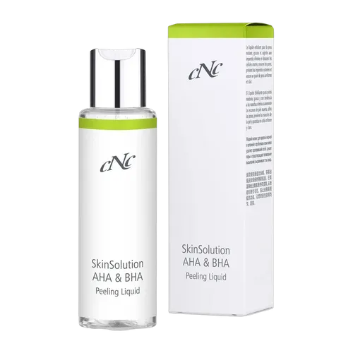 CNC SkinSolution AHA & BHA Peeling Liquid 100 ml - Fruchtsäuren für strahlende Haut - Anti-Faltenprodukte: Sanftes Peeling mit AHA & BHA für ein ebenmäßiges Hautbild und reduzierte Unreinheiten, ideal für alle Hauttypen.