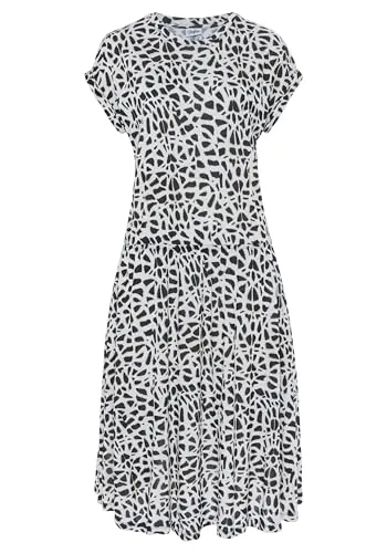LASCANA Jerseykleid mit Animalprint - Modisches Jerseykleid mit Animalprint, aus 100% Viskose, ideal für den Sommer und figurumspielend geschnitten – perfekt für einen casual-chic Look.