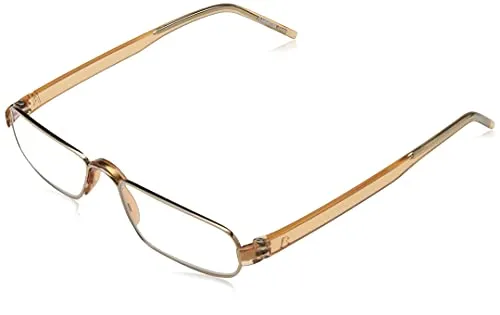 Rodenstock Unisex Proread R2180 Lesehilfe mit entspiegelten Vollrandgl sern Brille leichtem Edelstahlgestell bei Weitsichtigk, Rose Gold, 2 0 EU +2,0