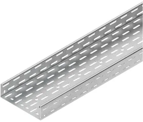Niedax Kabelrinne schwer 60x400x3000mm, gel. bandverzinkt - Kabelrinne nach DIN EN 61537, ideal für stufenlose Befestigung und Anbringung von Systembauteilen, langlebig und robust.