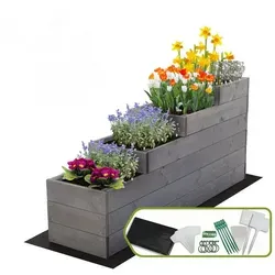 Modo24 Hochbeet ZP07 - Kräuterbeet aus FSC-Holz - Hochbeet aus robustem FSC-Holz, ideal für den Garten. Mit einer Höhe von 54 cm erleichtert es das Gärtnern und ist in 4 Farben erhältlich.