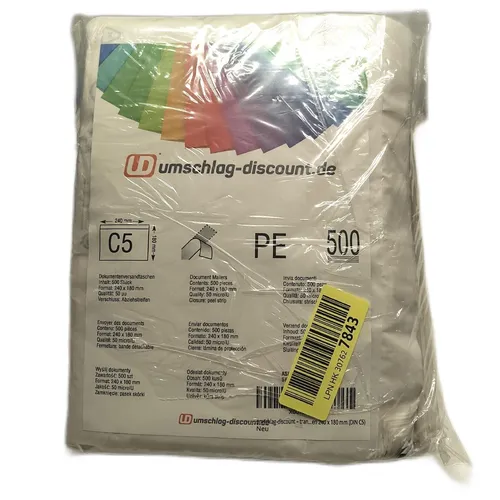 Lieferscheine Umschlag Discount Transparente Versandtaschen Folie; Discountu0000