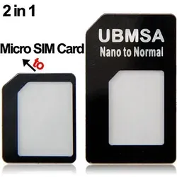 Nano/Micro Sim Adapter - Schwarz