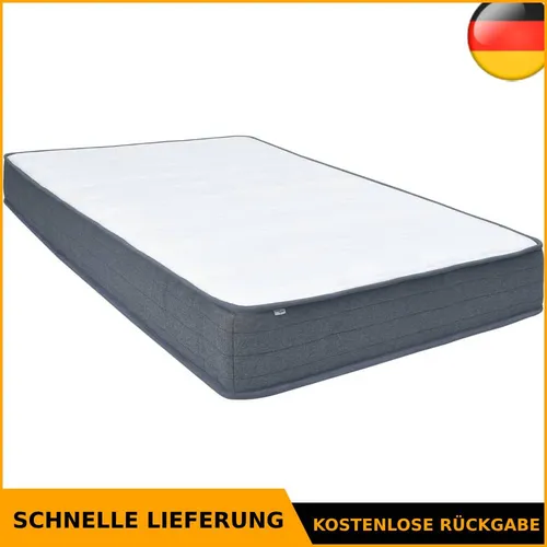 vidaXL Taschenfederkernmatratze für Boxspringbetten - Matratze in 80 x 200 cm, bietet optimalen Schlafkomfort mit Taschenfederkern für individuelle Unterstützung und Druckentlastung.