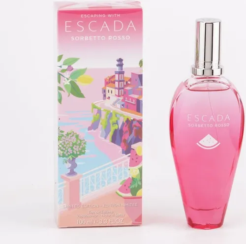 Escada Sorbetto Rosso Eau De Toilette 100 ml - Limited Edition - Exklusives Parfum in limitierter Auflage, fruchtig-blumiger Duft, perfekt für den Sommer und besondere Anlässe.