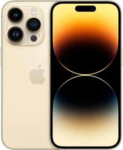 Apple iPhone 14 Pro - 256 GB - Gold - Handys ohne Vertrag, hochmodernes Smartphone mit beeindruckender Kamera und leistungsstarkem A16 Bionic Chip für erstklassige Performance.
