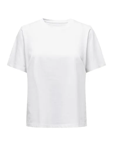 ONLY Damen Onlonly S/S Tee JRS Noos, Weiß, XS