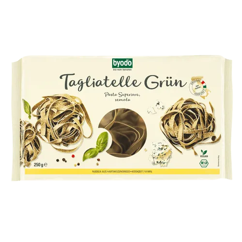 BYODO Tagliatelle (Nester) semola grün 250 g