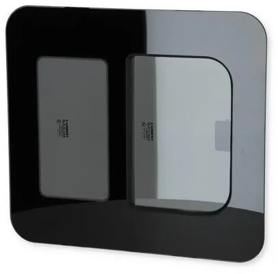 Carbest Echtglas Schiebefenster universal 500x450mm - Fenster & Luken, hochwertiges Echtglas für optimale Sicht und Langlebigkeit, ideal für Wohnmobile und Camper.