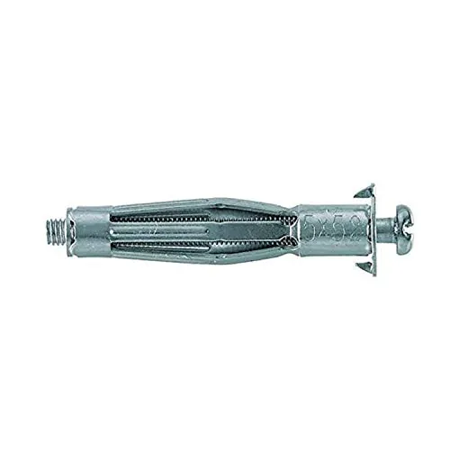 Fischer Hohlraum-Metalldübel HM - 50 Stück, hohe Tragfähigkeit und Sicherheit für Gipskarton- und Spanplatten