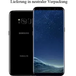 Samsung Galaxy S8 64GB Midnight Black - Elegantes Smartphone - Handys & Smartphones mit 5,8 Zoll Display, 12 MP Kamera und Octa-Core Prozessor für beeindruckende Leistung und brillante Bilder.