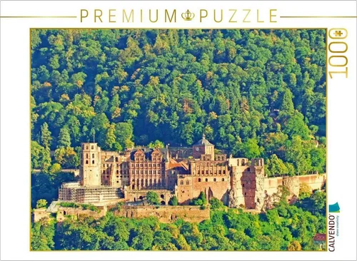 CALVENDO Puzzle CALVENDO Puzzle Schloss Heidelberg 1000 Teile Lege-Größe 64 x 48 cm Foto-Puzzle Bild von Claus Liepke, 1000 Puzzleteile