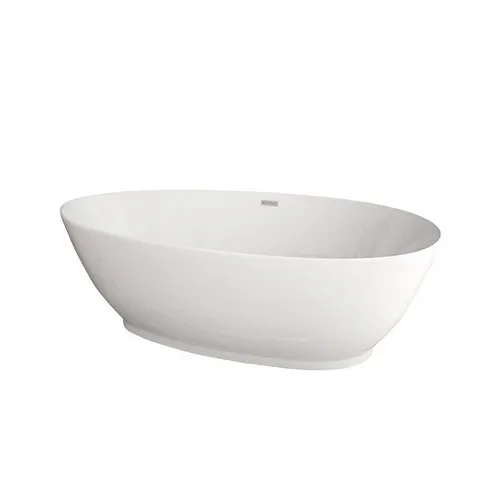 HOME DELUXE Freistehende Badewanne DELIA - Sanitäranlagen & Zubehör – Gönne Dir Luxus mit der freistehenden Badewanne DELIA im geschwungenen Dreieck-Design, die nicht nur stilvoll aussieht, sondern auch besonderen Komfort bietet.