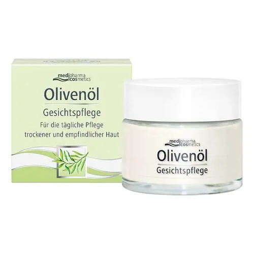 medipharma cosmetics Olivenöl Gesichtspflege 50 ml - Medizinische Körperpflege mit natürlichem Olivenöl, spendet intensiv Feuchtigkeit und pflegt die Haut sanft für ein strahlendes Aussehen.
