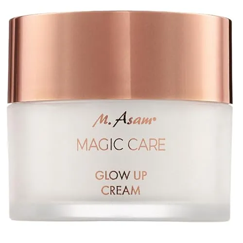 M. Asam MAGIC CARE Glow Up Creme (50 ml) – Strahlende Tagespflege für geschmeidige Haut - Tagespflege mit sofortigem und langanhaltendem Glow-Effekt, ideal als Make-up Basis. Lichtreflektierende Mineralpigmente schenken einen frischen Teint und perfektionieren das Hautbild.