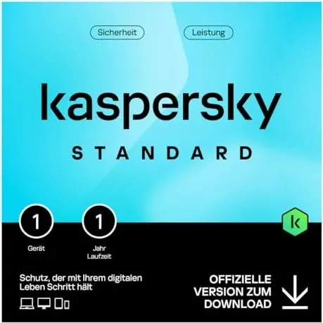 Kaspersky Black Week % | Standard Anti-Virus 1 Gerät - 1 Jahr - Zuverlässiger Antiviren-Schutz für PCs, macOS, Android und iOS. Schützt vor Bedrohungen und sorgt für sichere Online-Aktivitäten. Ideal für den täglichen Einsatz!','category':'Antiviren- & Sicherheitssoftware