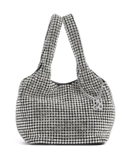 Hugo Liora Handtasche silber 50558148-040 - Kamerataschen, stilvolle silberne Handtasche aus robustem Polyester mit elegantem Design für jeden Anlass.
