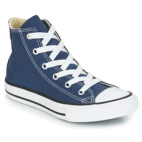 Converse Kinder Chuck Taylor Hi Sneaker für Kinder blau 31 EU - Sneaker für Kinder in marinem Canvas, retro Stil mit Schnürung, ideal für aktive Kids, fällt groß aus - bitte eine Größe kleiner bestellen.