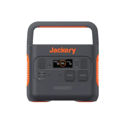 Jackery Explorer 2000 Pro - Tragbarer Generator - Powerstations mit 2200 Watt Leistung, ideal für Outdoor-Aktivitäten und Notstromversorgung, ausgestattet mit 8 Ausgangsanschlüssen für vielseitige Nutzung.