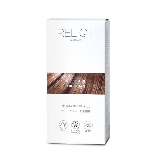 RELIQT Pflanzenhaarfarbe Nussbraun 100 g