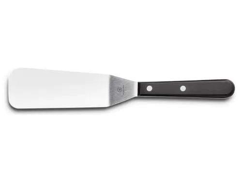 WÜSTHOF Gourmet Palette 12 cm, Silber – Hochwertige Küchenhilfe - Kochmesser, abgewinkelte Palette für einfaches Anheben und Wenden von Gerichten, spülmaschinengeeignet und ergonomisch für präzises Arbeiten.
