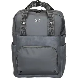 Sansibar Backpack Anthracite - Tagesrucksack mit stylischem und leichtem Design, ideal für sportliche und schicke Looks. Organisieren Sie Ihre Essentials sicher und starten Sie unbeschwert in den Tag! Maße: 27 x 38 x 13 cm.
