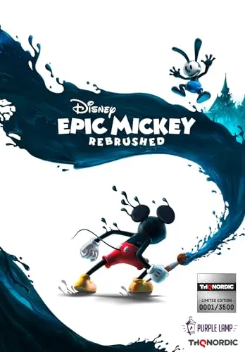 Disney Epic Mickey: Rebrushed - PC - Abenteuer-Game mit neu gestaltetem Wasteland, magischem Pinsel und zeitlosen Disney-Charakteren. Erlebe verbesserte Grafik und neue Fähigkeiten in einer fesselnden, story-basierten Welt.