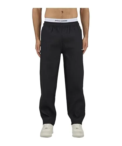 Pegador Troy Plissee Hose Pants Black, M - Stylische Plissee-Hose in Schwarz, ideal für den modernen Look. Perfekt für vielseitige Outfits und bequem im Alltag.