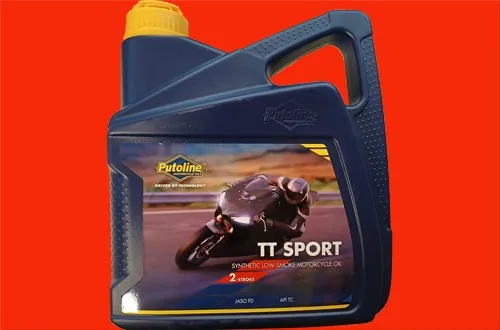 Putoline Motoröl TT Sport 2-Takt (1L=9,50 €) - Halbsynthetisches Motoröl für Zweitakt-Motorräder, sorgt für optimale Leistung und Schutz. Ideal für sportliche Einsätze und hohe Drehzahlen.