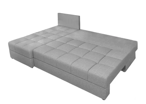 AX LIVING Ecksofa Klein Dolceo mit Schlaffunktion 206 cm - Elegantes Ecksofa Klein Dolceo mit Schlaffunktion für komfortable Abende. Die feine Steppung und der Bettkasten bieten praktischen Stauraum. Ideal für kleine Räume – einfach umwandeln und entspannen!