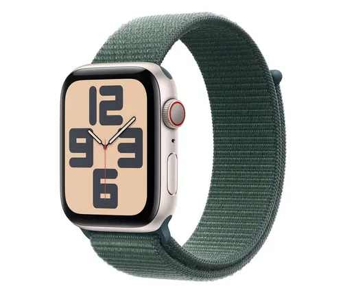 Apple Watch SE 2 40 Goldaluminium/Grünes LTE-Band
