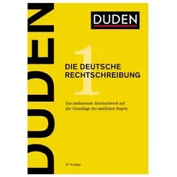 Duden - Die deutsche Rechtschreibung - Deutsche Wörterbücher, umfassendes Standardwerk basierend auf aktuellen amtlichen Regeln, ideal für präzises Schreiben und Sprachverständnis.